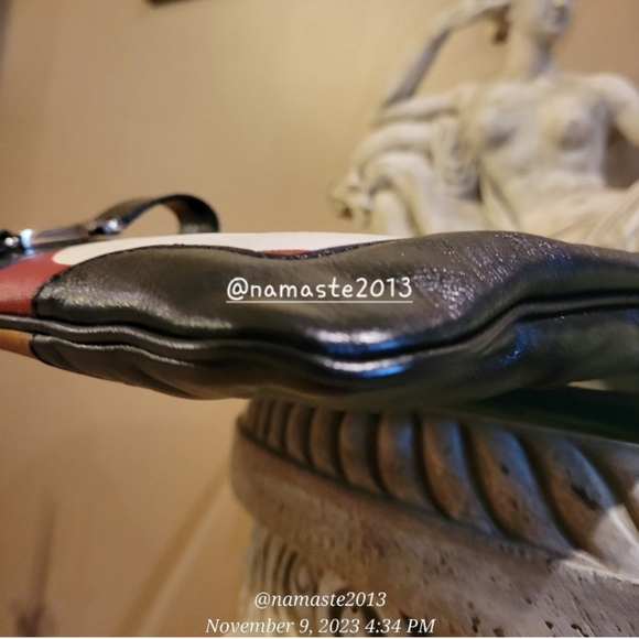 L.A.M.B. by Gwen Stefani Bullseye Convertable Crossbody Clutch Laptop bag #625 - Picture 7 of 13